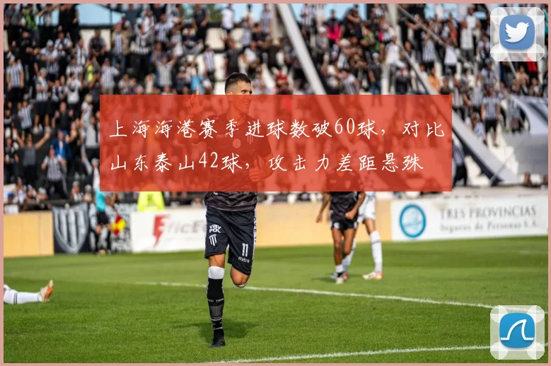 上海海港赛季进球数破60球,对比山东泰山42球,攻击力差距悬殊
